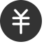 Finance Yen Filled Icon, finance,yen,currency
