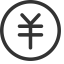 Finance Yen Outline Icon, finance,yen,currency