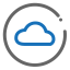 Dedicated Cloud Icon, dedicated cloud,cloud,dedicated