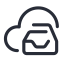 Cloud Storage Support Icon, cloud storage,support