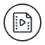 Short Video Solution Icon, short video,solution