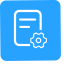 Process Configuration Icon, process configuration,document gear