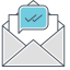 Read Email Icon, confirmed,envelope,read email