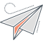 Send Icon, communication,paper plane,send
