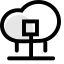 Cloud Direct Connection Icon, cloud,connection