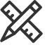 Measure Service Icon, measure,service,ruler