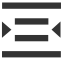 Both Indent Icon, both indent,text formatting