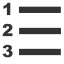 Ordered List Icon, ordered list,text formatting