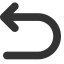 Undo Icon, text editing,undo