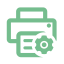 Print Settings Icon, print settings,shipping