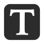 Text Icon, font,text
