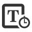 Character Format to Datetime Format Icon, character,conversion,datetime