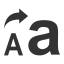 Convert to Lowercase Icon, conversion,lowercase,text