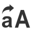 Convert to Uppercase Icon, conversion,text,uppercase