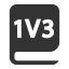 Dictionary Mapping 1 to 3 Icon, 1 to 3,dictionary,mapping