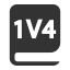 Dictionary Mapping 1 to 4 Icon, 1 to 4,dictionary,mapping