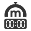 Millisecond Timestamp to Time Format Icon, timestamp,time format,millisecond