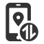 Mobile Number Location Backfill Icon, mobile number,location,backfill