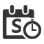 Second Timestamp to Datetime Icon, timestamp,datetime,second