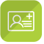 Add Class Icon, add class,ID card,plus