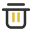 Trash Can Icon, trash can,deletion