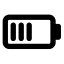 Battery Half Icon, battery,half