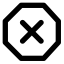 Error Icon (Hexagon) Icon, error,reject