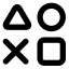 Games Symbols Icon, games,symbols