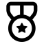 Medal Icon (with Star) Icon, award,medal