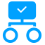 Process Approval Icon, approval,nodes,process
