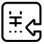Pay Back Icon, pay back,refund,yuan