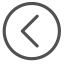 Round Arrow Left Icon, arrow left,round,navigation