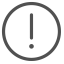Round Warning Icon, alert,exclamation,warning
