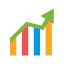 Stats Icon, analytics,data,stats