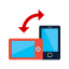 Auto Rotation Icon, auto rotation,rotation,smartphone