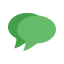 Double Message Bubble Icon, message,chat,conversation