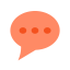 Message Bubble with Dots Icon, message,typing,chat