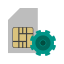 SIM Management Icon, SIM,card,management