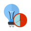 Timeout Icon, light bulb,time,timeout