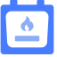 Meter Hanging Icon, meter hanging,gas meter