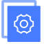 System Configuration Icon, gas system,system configuration
