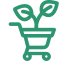 Shopping Cart Icon, shopping cart,plant