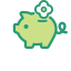 Piggy Bank Selected Icon, piggy bank,finance
