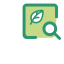 Search Selected Icon, search,leaf