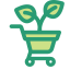 Shopping Cart Selected Icon, shopping cart,plant