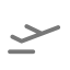 Set Out Icon, departure,plane