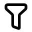 Bold Sift Icon, bold,funnel,sift