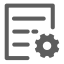 Settings Document Icon, settings,document