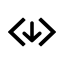 iOS Code Download Icon, code,download