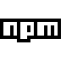 Logo NPM Icon, JavaScript,NPM,package manager
